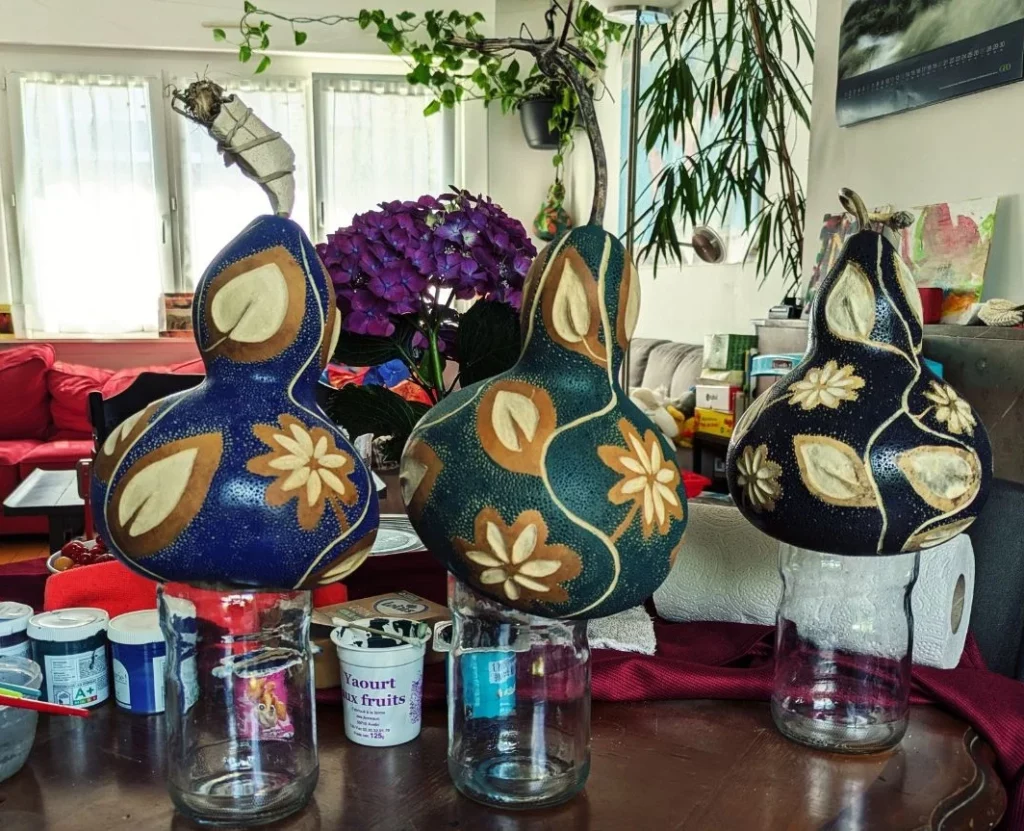 Peinture en cours - modèle Light My Flower